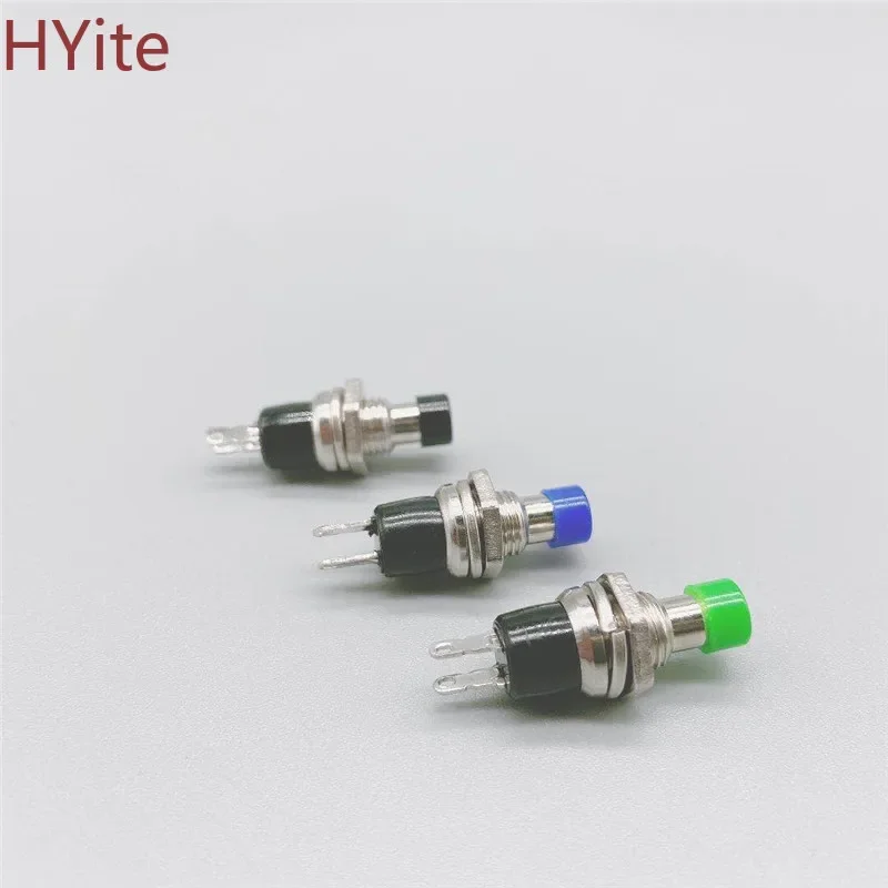 10pcs 7mm Momentary Push button Switch Press the reset switch Momentary On Off Push Button Micro Switch Normally Open NO