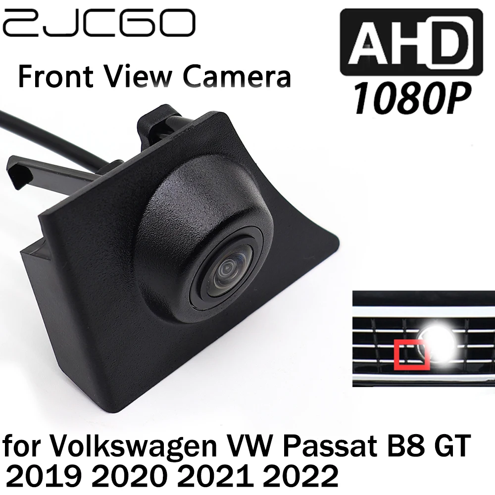 

ZJCGO Car Front View LOGO Parking Camera AHD 1080P Night Vision for Volkswagen VW Passat B8 GT 2019 2020 2021 2022