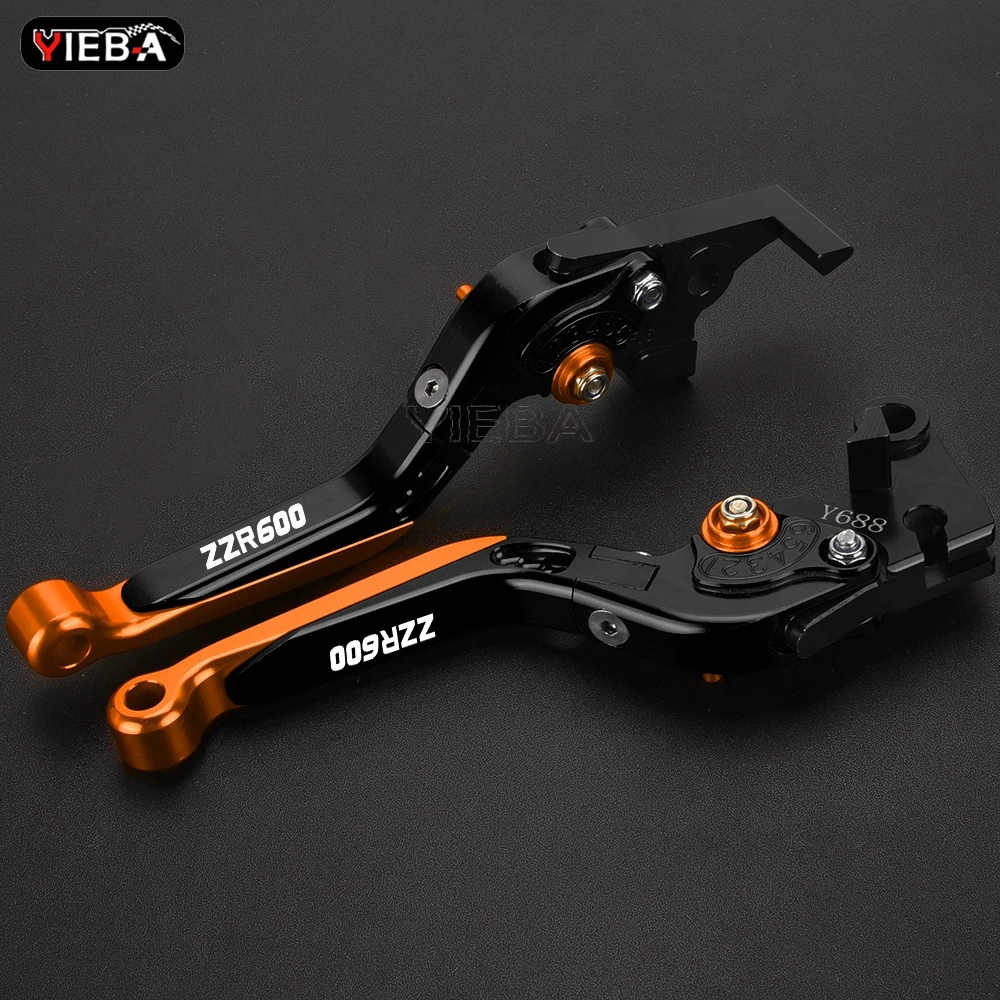 For KAWASAKI ZZR600 ZZR 600 1990 1991 1992 1993 1994-2004 2003 YIEBA Motorcycle Brake Clutch Levers Handlebar Handle bar Grips