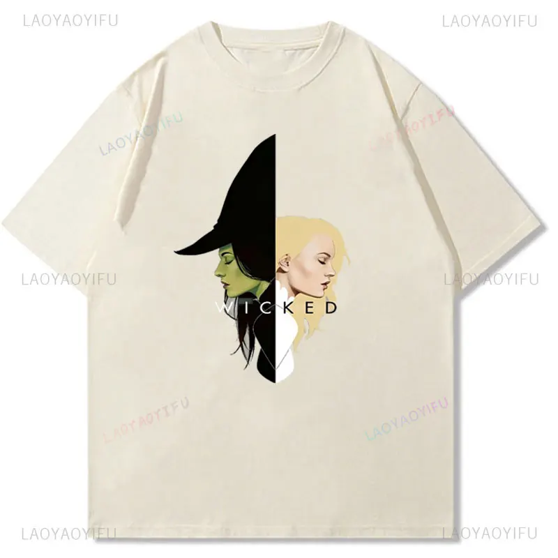 Coquette القوس الشريرة التغيير ل قميص جيد تحديد الجاذبية مكنسة عصا سحرية معالج الفيلم الموسيقية مروحة هدية الجرافيك تي شيرت