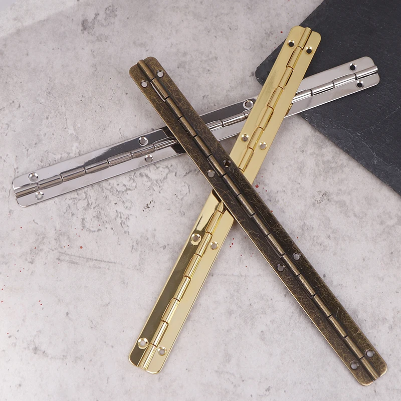 Picture 6: **2Pcs Hinge Hinges For Crafts Heavy Duty Piano Cabinet Box Long Window Iron Furniture Door And Window Hinge Long Hinge