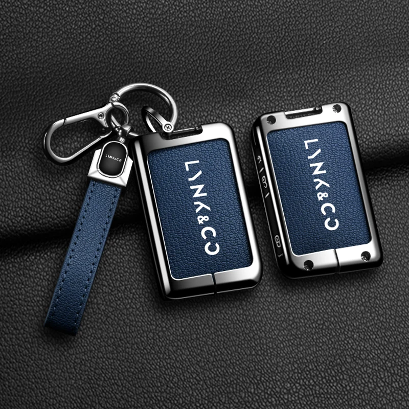 حافظة مفاتيح السيارة من سبائك الزنك مناسبة لـ LYNK & CO LYNK CO 01 03 05 06 09 2024 2025 حافظة حماية مفتاح السيارة عن بعد