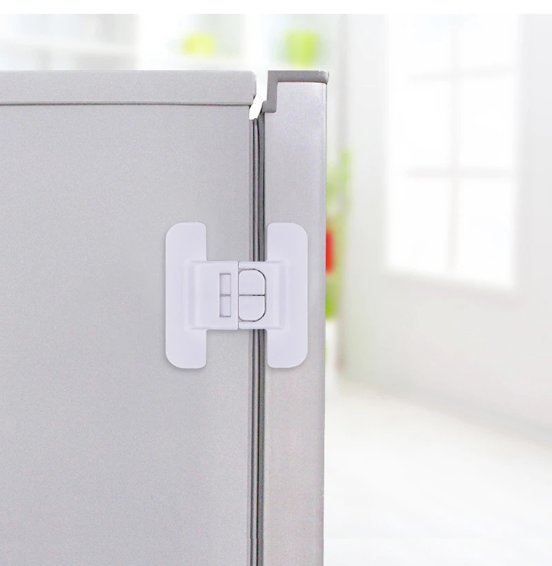 2 Teile/los Baby Sicherheit Schrank Schlösser Schublade Türschlösser für Baby Kind Kleinkind Anti-Kneifen Hand Sicherheit Schutz Sicherheit schnalle – Detail 7