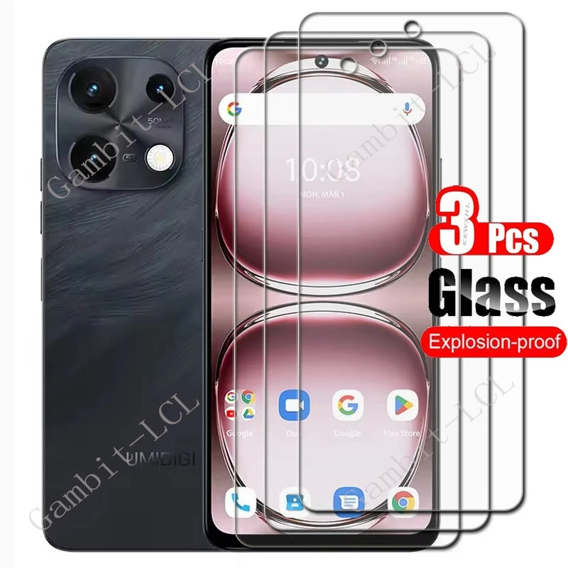 1-3PCS 9H  Tempered Glass For UMIDIGI Note 100 4G 5G 6.8
