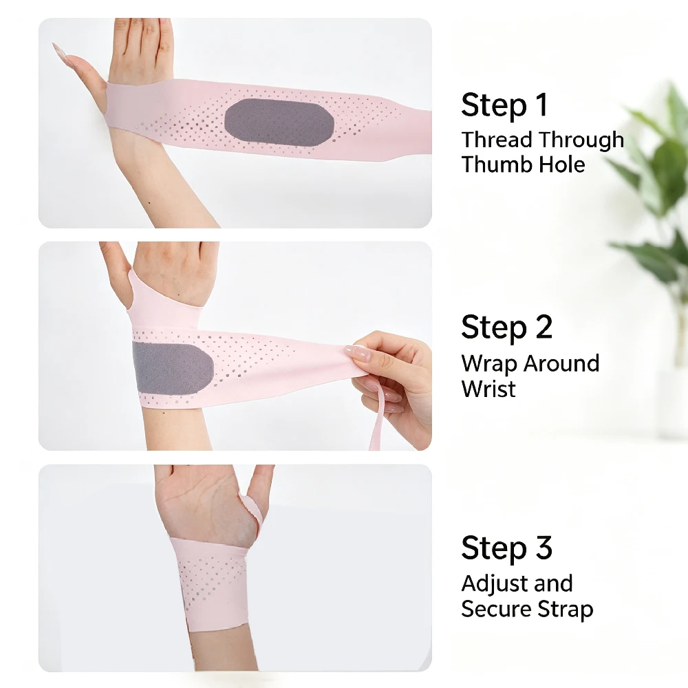 1PC/2PCS Carpal Tunnel Wrist Brace, Ultra-Thin Compression Wrap for TFCC,Night Support Stabilizer, Fits Both Hands for Sports