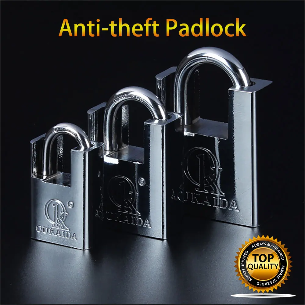 Padlock Keys Alike Gate Shed Garage Bike Lock Heavy Duty Shackle Same Key Locker With One Key Or 3 Keys 7 Models