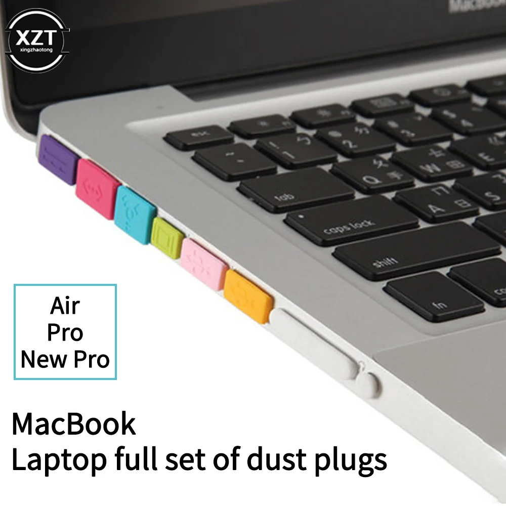 Laptop Dust Plugs Waterproof Protective Cover Computer USB Interface Dust Cover Computer Accessories for Macbook