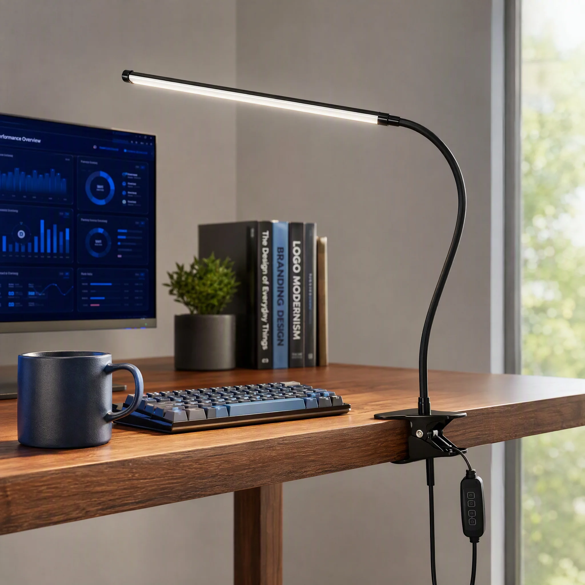 Book Light Flexible - Lampada da scrivania a LED con