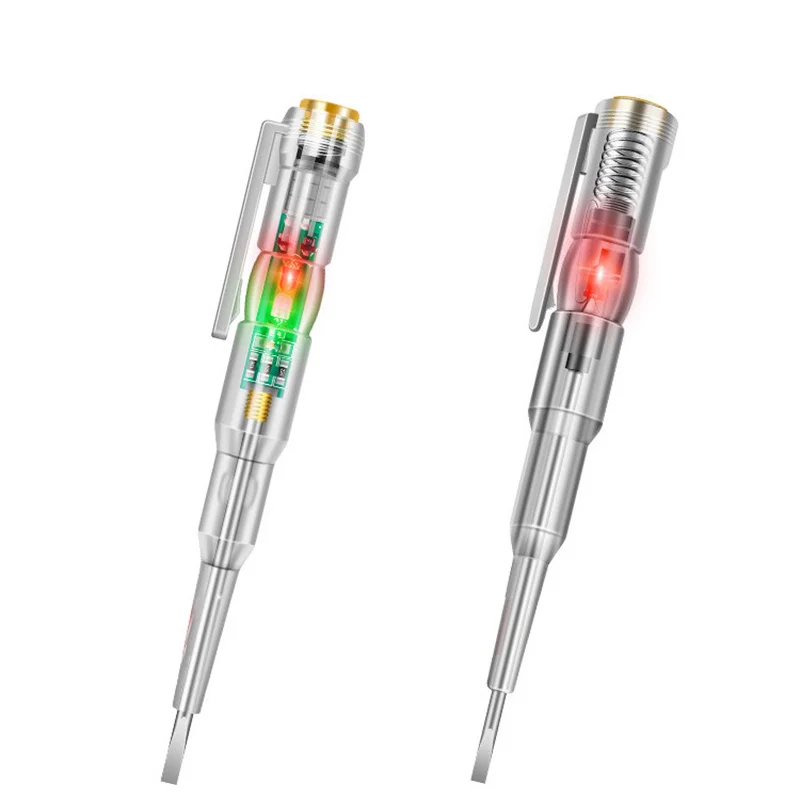 Intelligent Voltage Tester Pen 24/70-250V Induction Power Detector Pen Electrical Screwdriver Indicator Circuit Tester