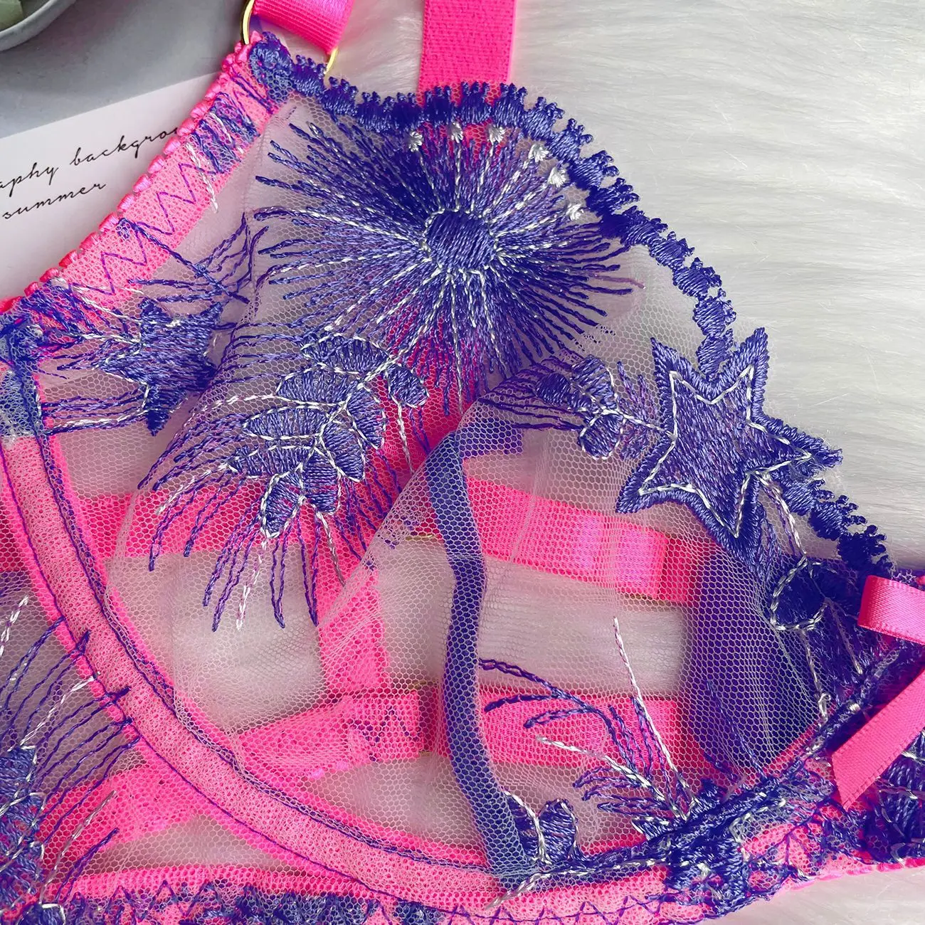 erotic lingerie lace transparent bra exotic suit sexy thong woman erotic fancy sexy luxury lingerie 4 piece set