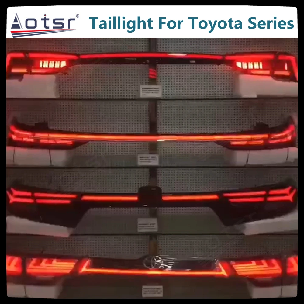 

Car Tail Light Brake Lamp For Toyota Corolla Levin Avalon Highlander Honda Accord Car Rear Lamp LED Through Taillights