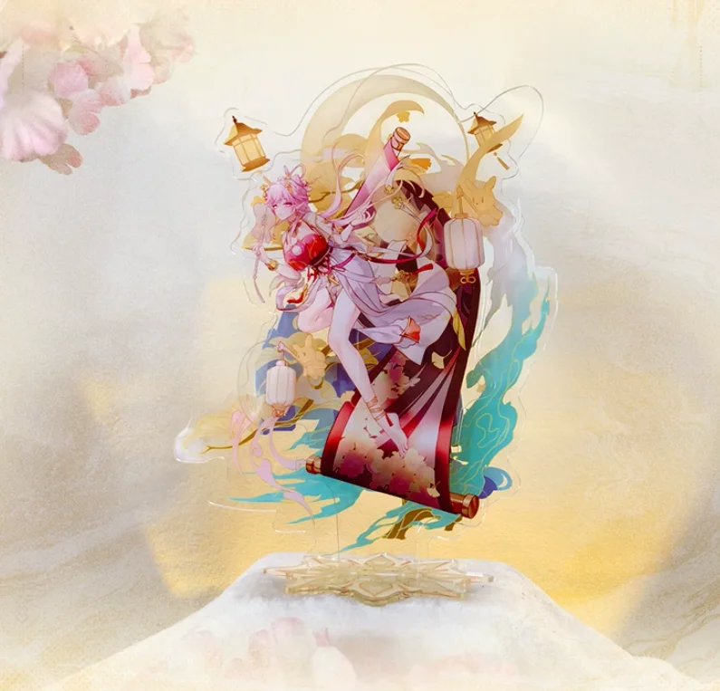 Japanese Anime Honkai Impact 3 Elysia Acrylic Stand Figure Model Plate Cosplay Collection Desktop Decor Gifts KJKJ