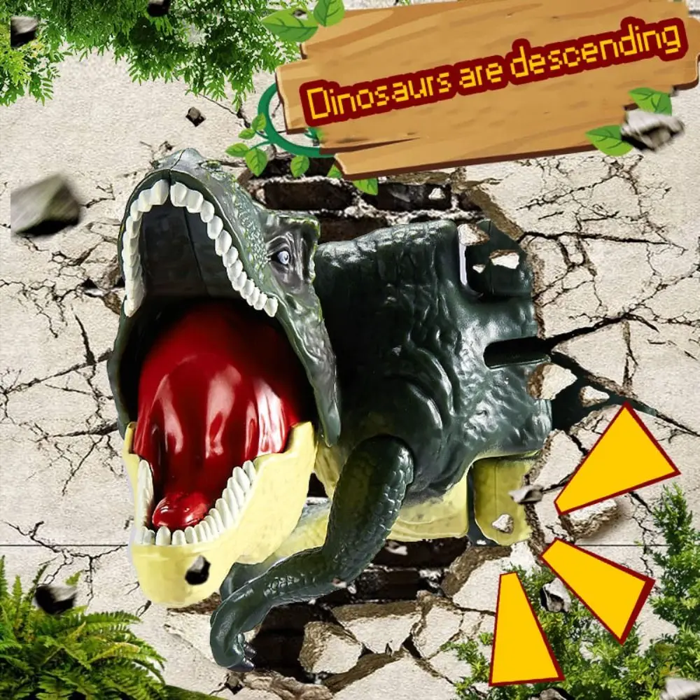 Brinquedos de dinossauro com Swing Bite Head e Tail, Modelo Explorativo, Tyrannosaurus Rex, Pressionando Dinossauro