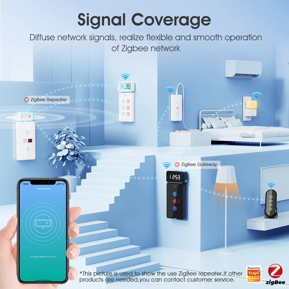 Smart Tuya Zigbee wireless signal repeater Type-C signal amplifier can be used with ZigBee gateway hub smart life APP