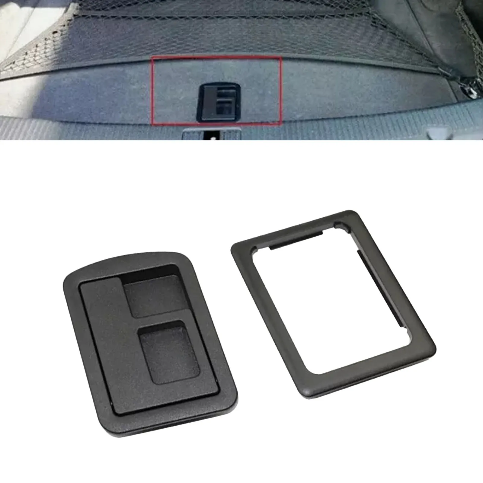 Car Maintenance Trunk Liner Frame Rear Handle Installation Tested Plastic Material Updated Design 2 Pieces Included