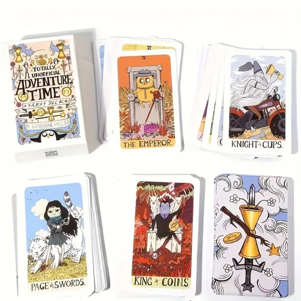 

78Pcs Adventure Tarot Cards Playing Board Game Tarot Adventure Time Fortune Divination Party Birthday Gift Board Game Card