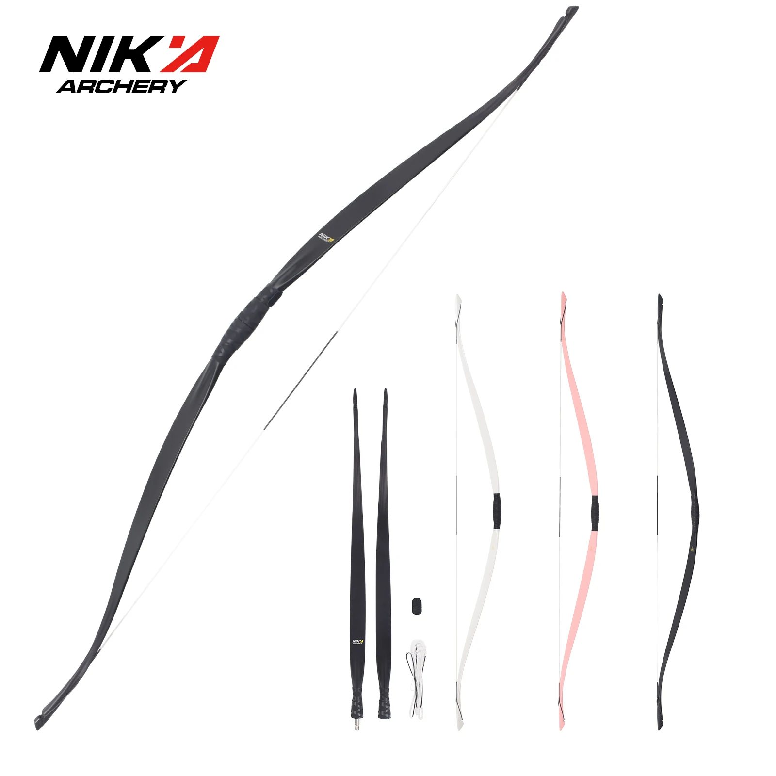 Nika Archery ET-16 قوس تقليدي من الكربون الآسوري 14-50lbs@28 للصيد في الهواء الطلق #1