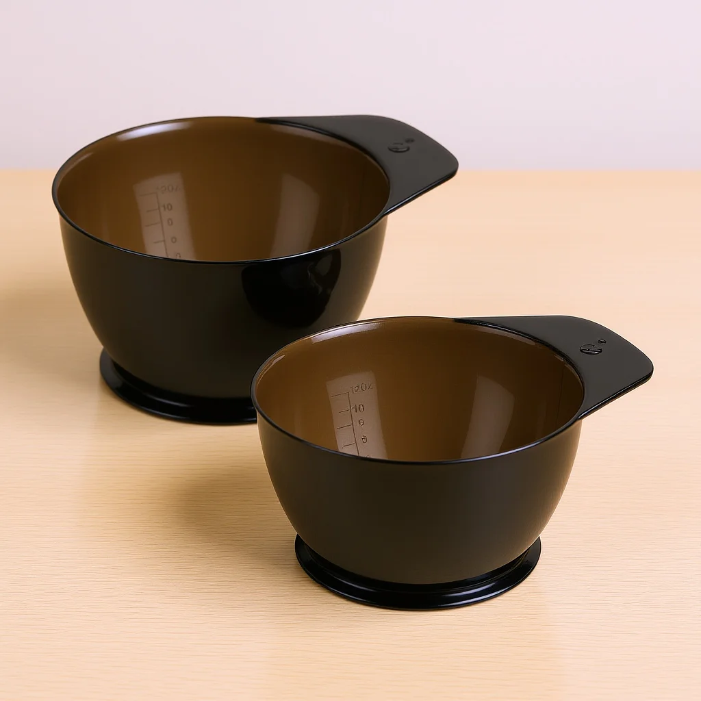 

2 шт. миски для краски для волос, пластиковые миски для тонирования с весами для DIY, салон для окрашивания волос, миска для окрашивания волос, набор мисок для оттенка