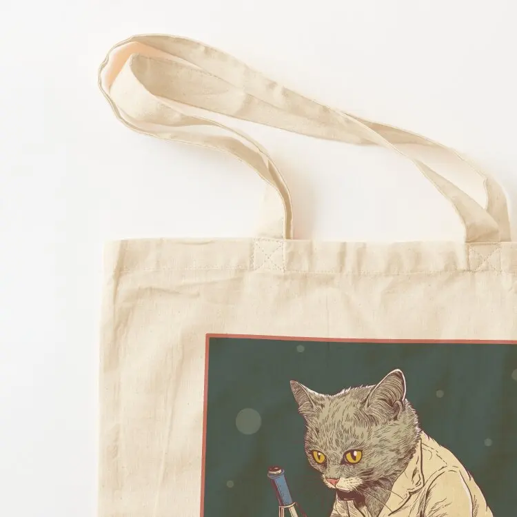 Le scientifique, laboratoire de chat, blouse de laboratoire blanche chat drôle Sac fourre-tout