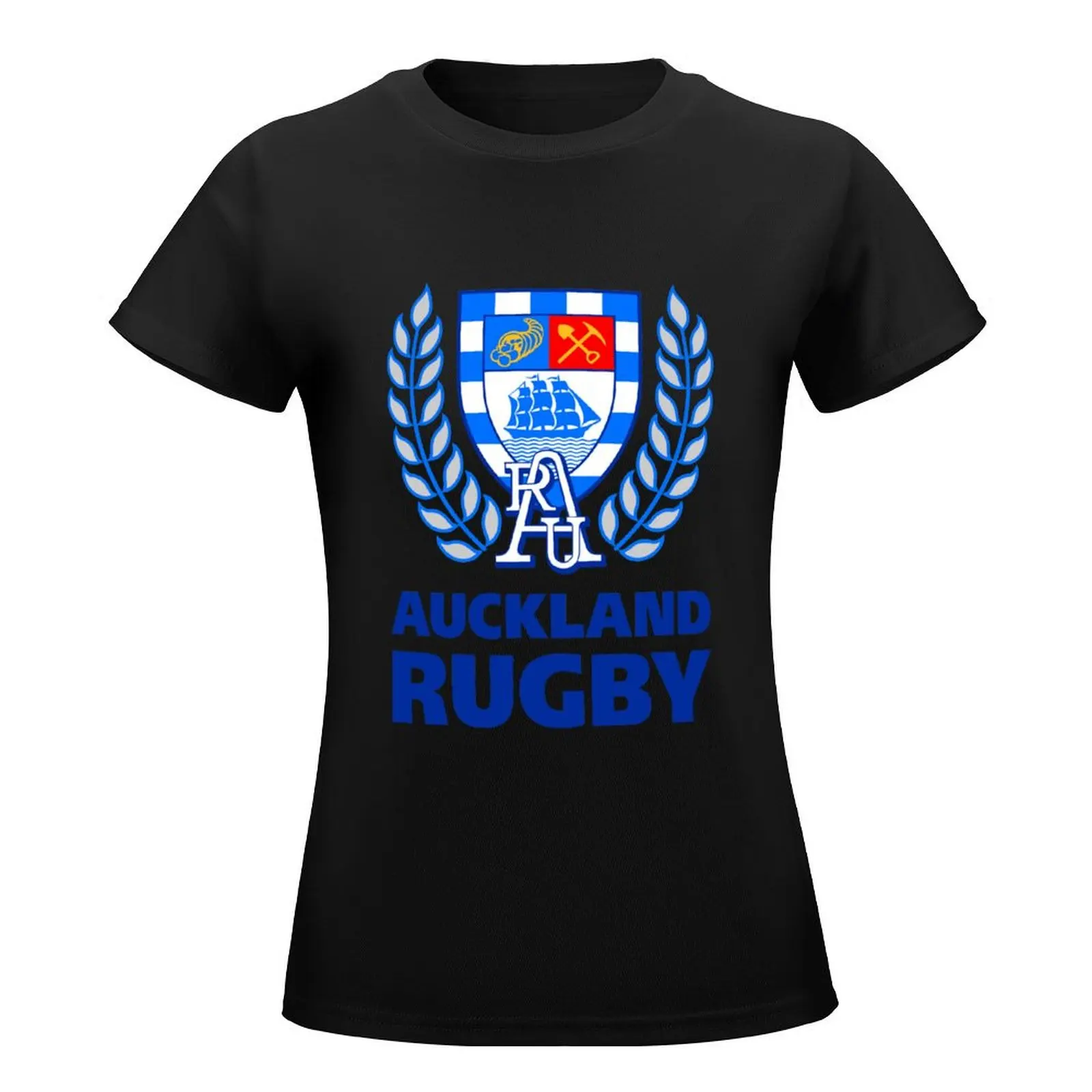 Auckland Rugby T-Shirt lady clothes tees summer clothes Female clothing woman t shirt