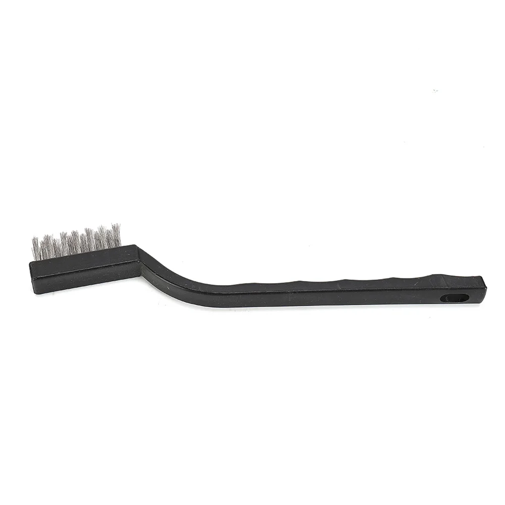 6pcs Wire Brushes Black Cleaning Brush Detailing Finishing Grinding for mini Rust Remover Sanding Tool Practical Useful