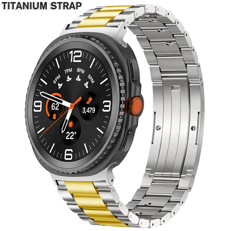 

Luxury Titanium Strap for Samsung Galaxy Watch 8/8Classic 40/44mm 46mm Metal Band Bracelet for Galaxy Watch Ultra 47mm Wristband