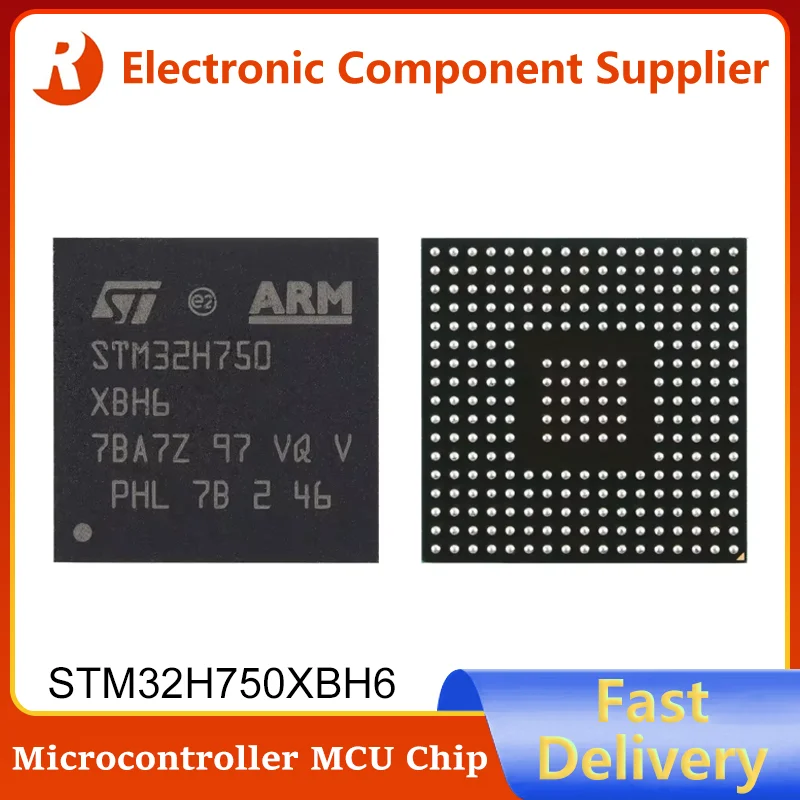 

STM32H750XBH6 STM32H750 STM32 H750XB H750XBH6 TFBGA-265 Brand New ARM Cortex-M7 32-bit Microcontroller MCU Chip IC Controller