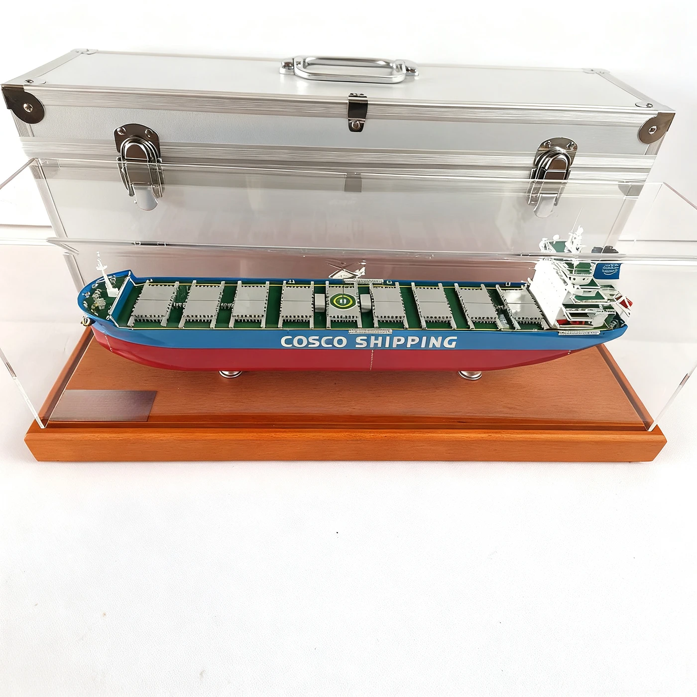 50 سنتيمتر محاكاة كوسكو السائبة الناقل نموذج اليدوية مع سبيكة المواد السفن ثابت نموذج السفينة لعبة الزينة السائبة الناقل نموذج
