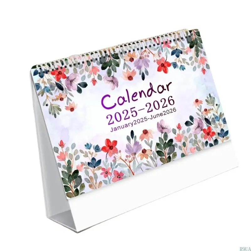 R9UA 2025-2026 تقويم الطاولة من يناير 2025 إلى يونيو 2026 التقويم المكتبي