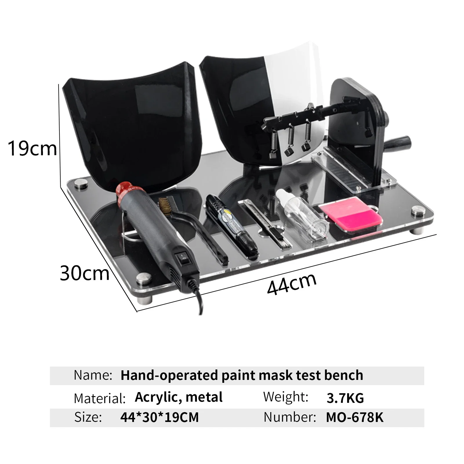 3 In 1 Tester Ppf Car Film Impact Testing Scratch And Paint Repair Stain Resistance Machine