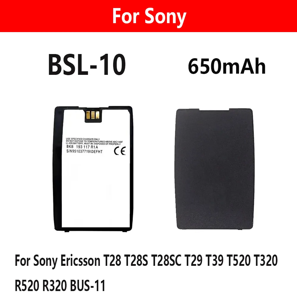 Brand New Battery BSL-10 for Sony Ericsson T28S T28SC T29 T39 T520 T320 R520 R320 BUS-11