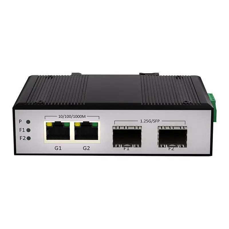 switch-de-red-ethernet-industrial-gigabit-de-2-puertos-poe-rj45-y-2-fibra-Optica-sfp-montaje-en-riel-din-dc12-57v-sin-gestion