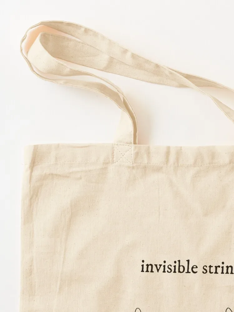 invisible string lyrics Tote Bag Handbags women hand bag university shopper bag shopping cart bags