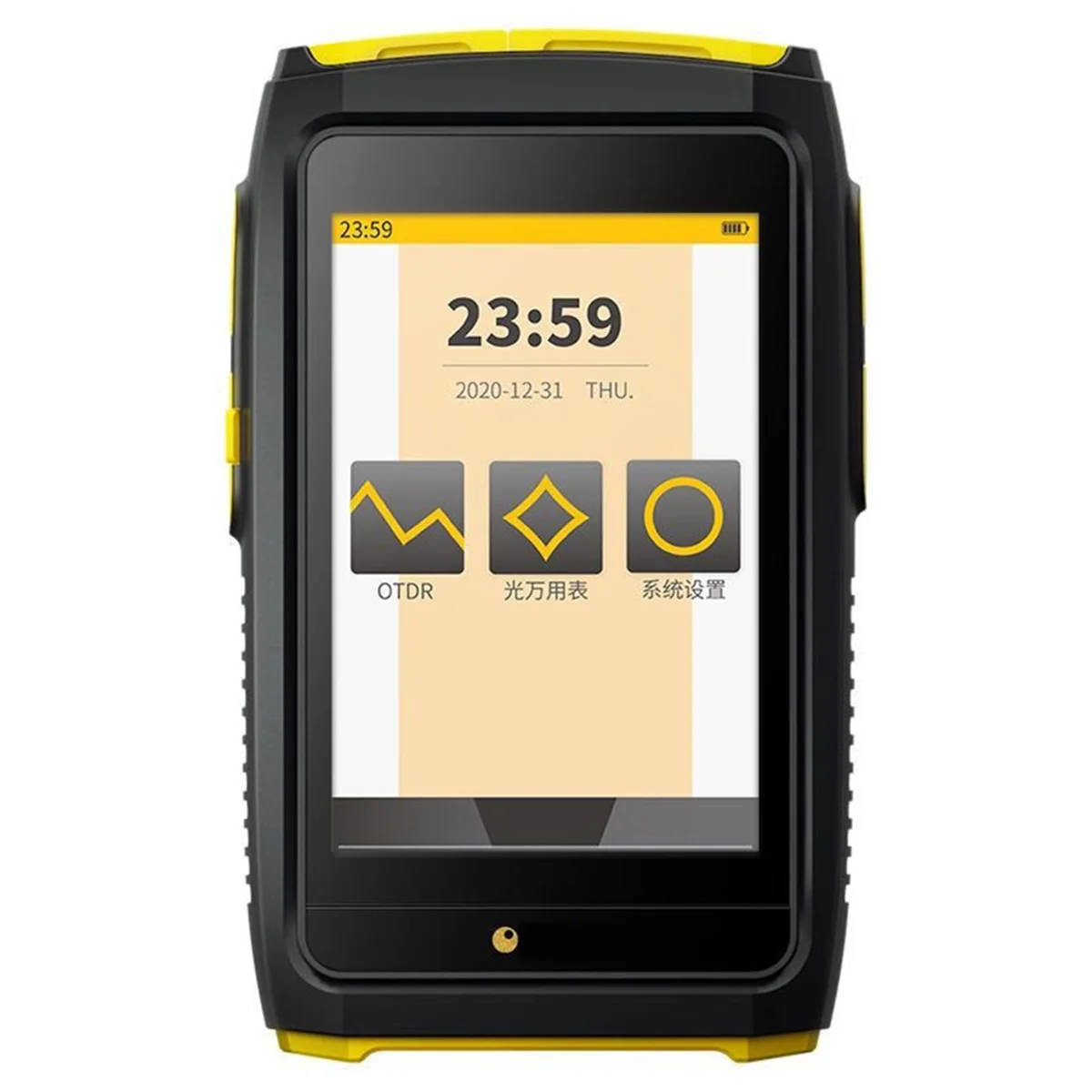 Retail! Mini OTDR Optic Otdr Optical Reflector Active Fiber Live Tester 1550nm 20dB 80km SC Fiber Reflectometer Touch Screen