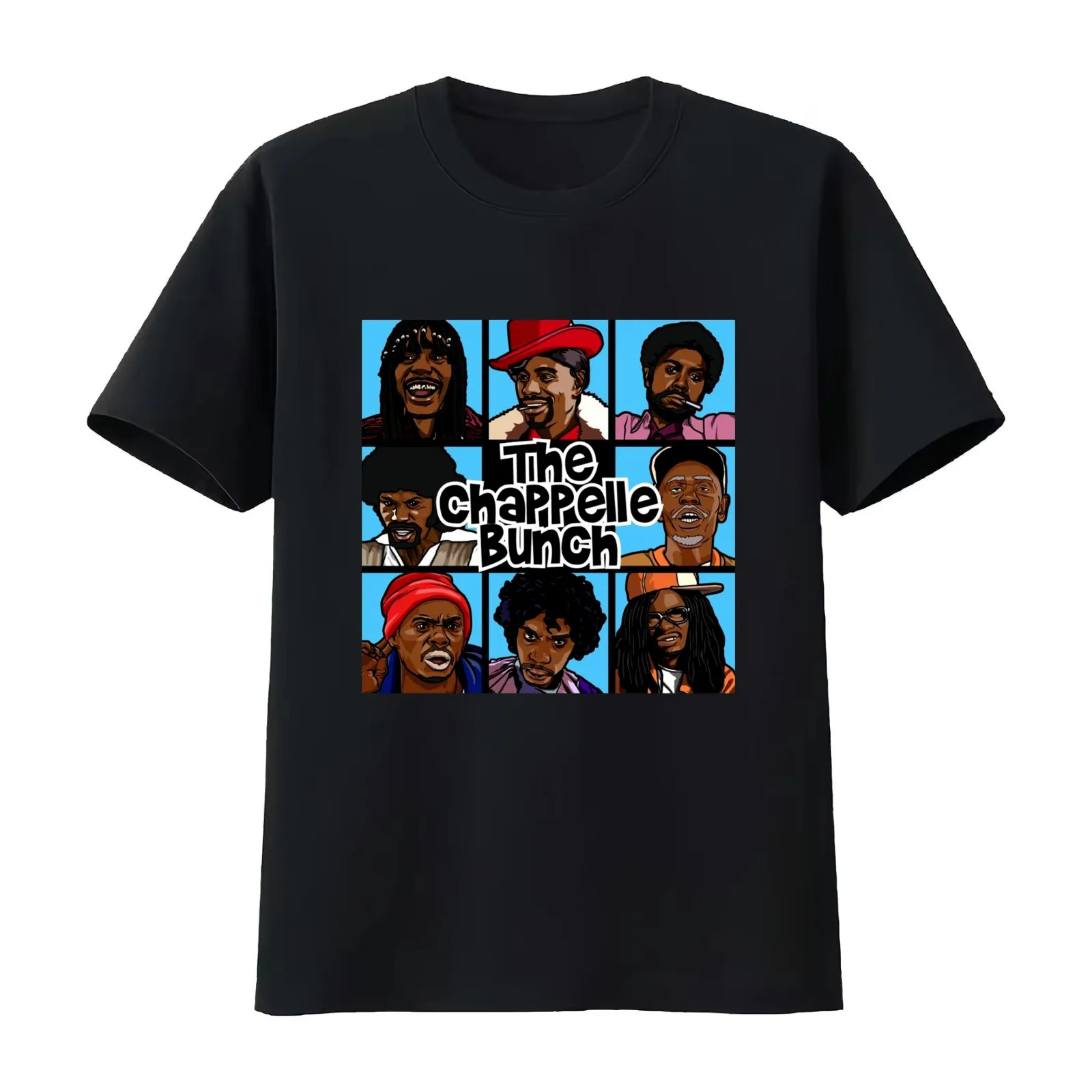 Dave Chappelle Bunch Dave Chappelle Merch T-Shirt Summer Casual Cotton Tee Oversized Streetwear Tops Vintage Graphic Print