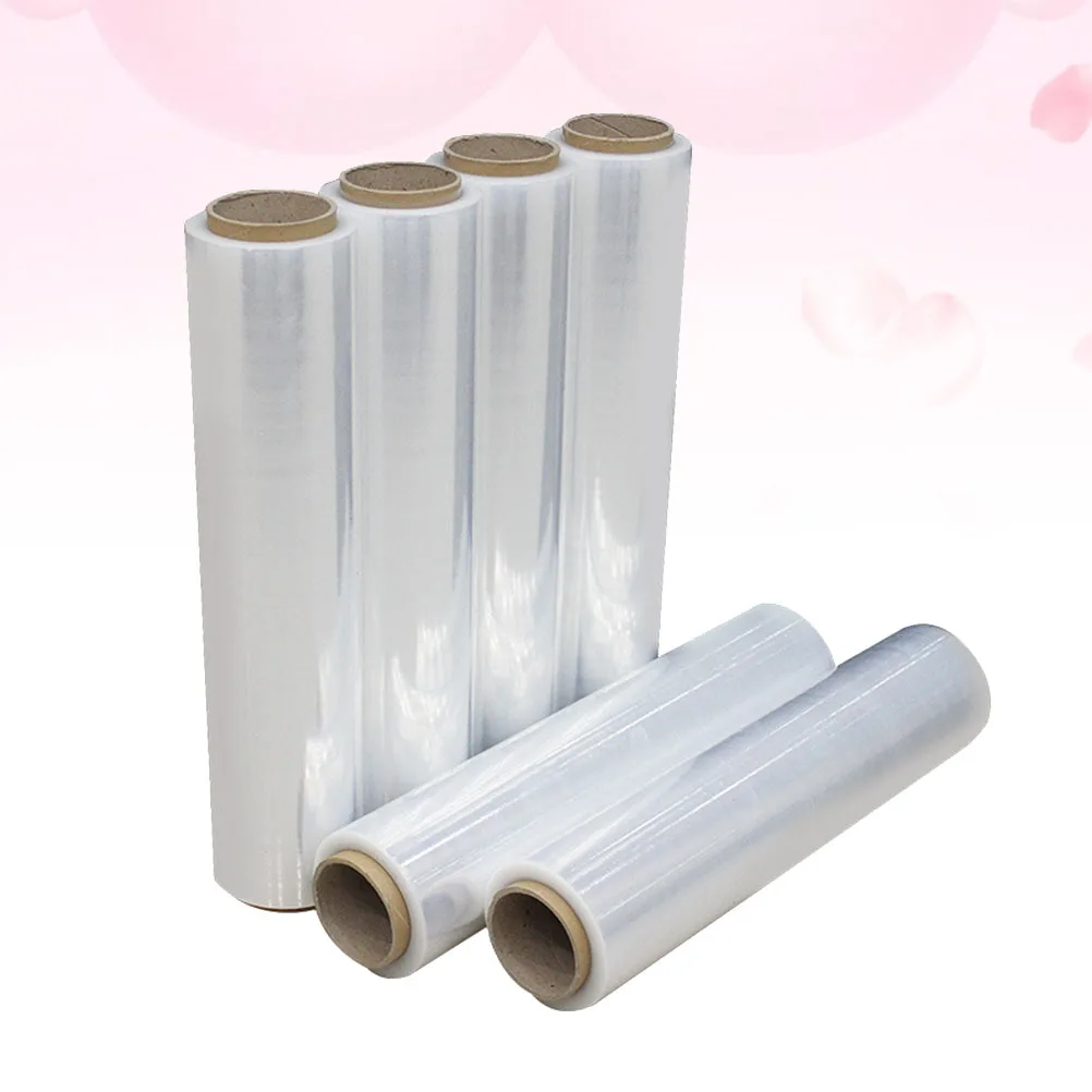 Film extensible auto-adhésif Transparent de 160M, 1 rouleau, emballage robuste pour le stockage mobile, palettes de meubles, emballage d'entrepôt