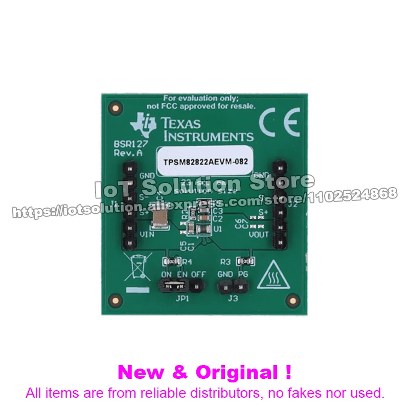 TPSM82822AEVM-127 TPSM82822A evaluation module, 2-A step-down converter with integrated inductor and forced PWM mode