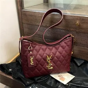 2024 High Quality Women Soft Faux Ladies Crossbody Bag Underarm Bag Retro Handbag Fashion Design Girls Small Shoulder Bags