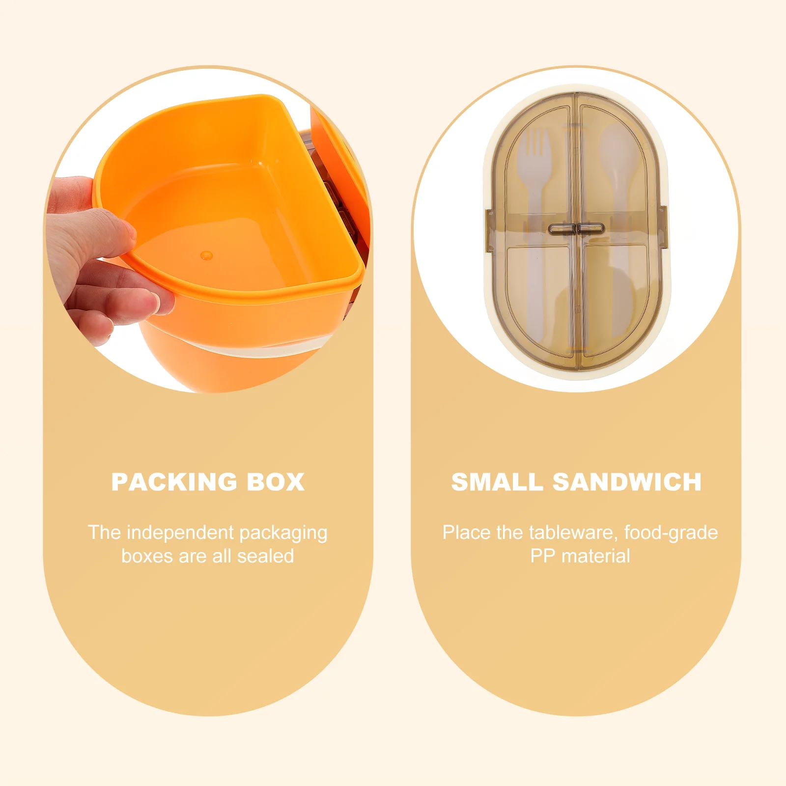 

1Pcs Double-Layer Professional Sealed Lunch Box Portable Microwave Heatable Food Storage Container for Picnic