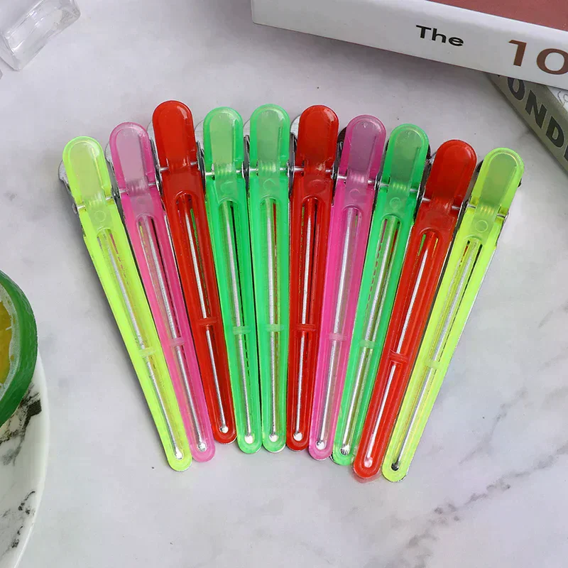 5pcs Professional Matte Sectioning Clips Crocodile Hairdressing Hair Style Barbers Clips Clamps Hairdressing Salon Hair Grip
