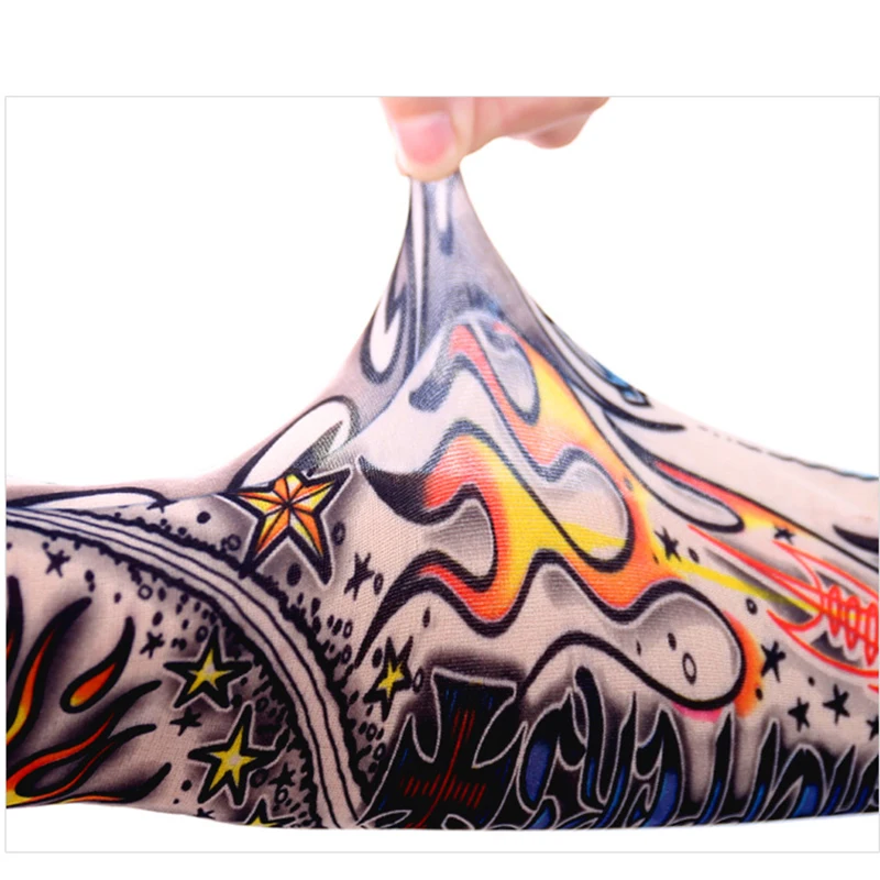 

6 шт. рукав для татуировки для мужчин и женщин, рукав против солнечных ожогов, эластичный чехол для улицы, ночного клуба, велоспорта, рукав для вечеринки, велоспорта, татуировки