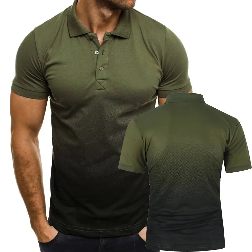 Polo košile hustý pletivo bavlna krátký rukáv tees pánská tshirts golftennis dres tramping fitness nést topshirts jumbo rozměr S-5XL