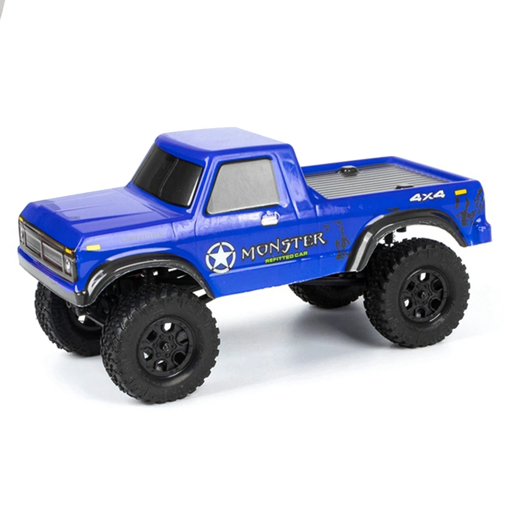 Plástico macio F150 Corpo Shell para Axial SCX24 1/24 RC Crawler Car DIY Atualizações Peças, Azul