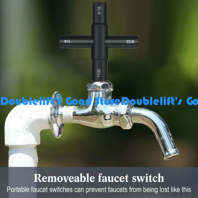 

R9UF 2PCS 4 WATH SILLCOCK WATER KEY ключа, клавиша Meter Meter Steel Water