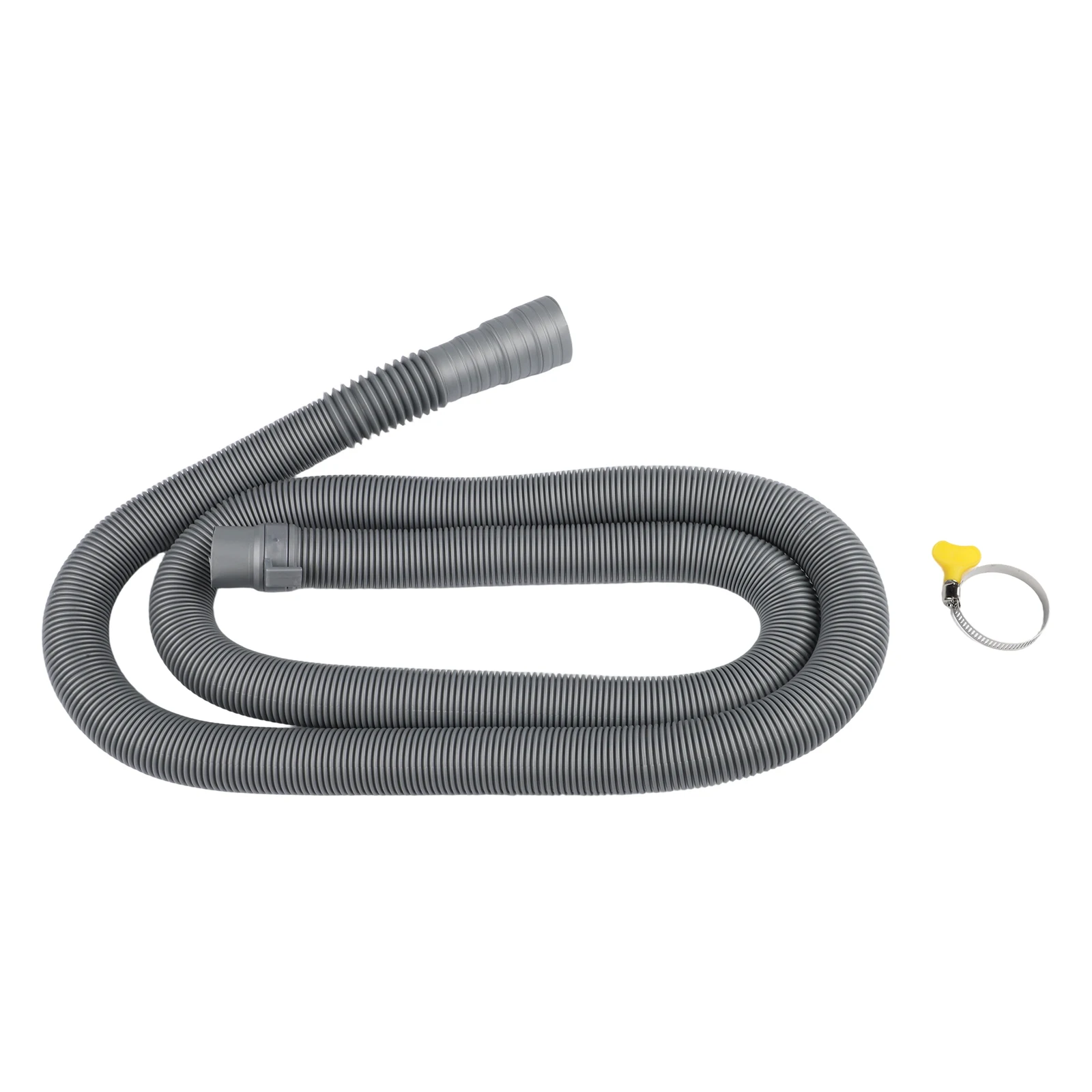 

Flexible Connector PVC Drain Tube Cut-to-fit Secure Clamp Included Excellent Sealing Easy Installation Drainage Pipe
