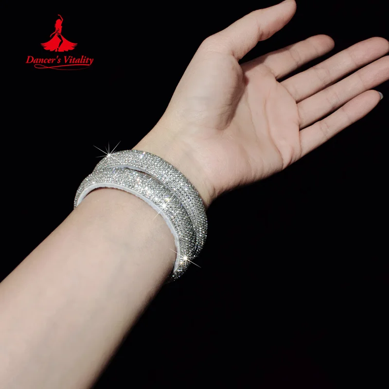 BellyDance Competition Accessory Jewelry Senior Diamond Bracelet Women's Oriental Dance Modern Dancing Performance Accessories