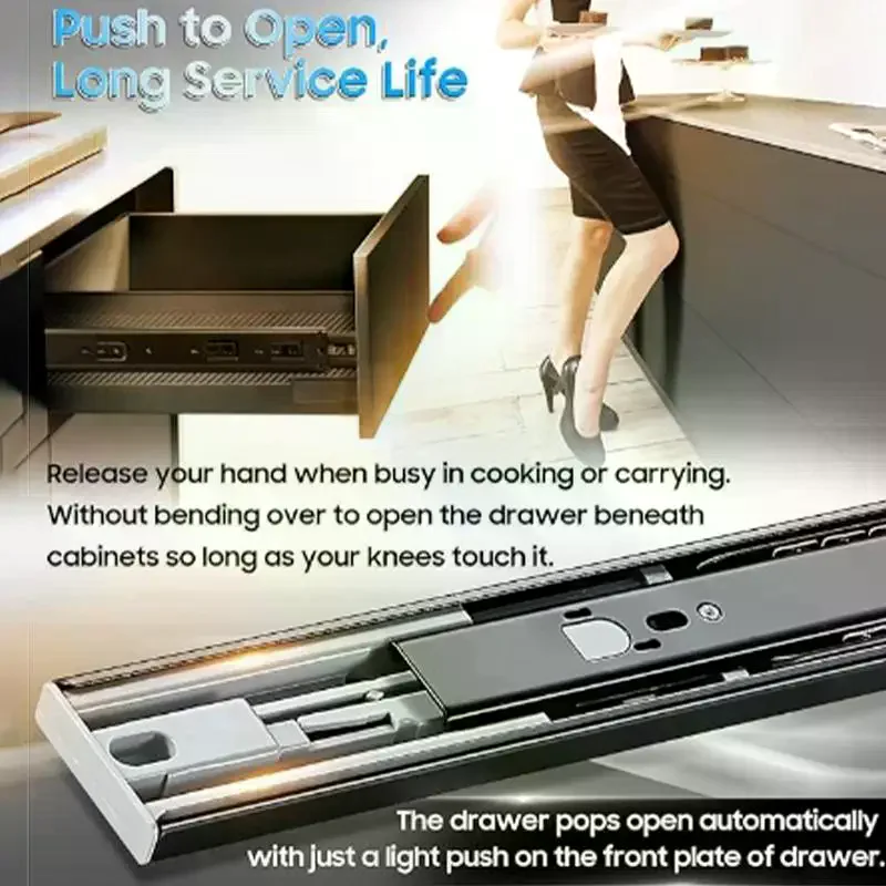 Heavy Duty Drawer Guide Full E - đánh giá và giá Drawer Slide Pair
