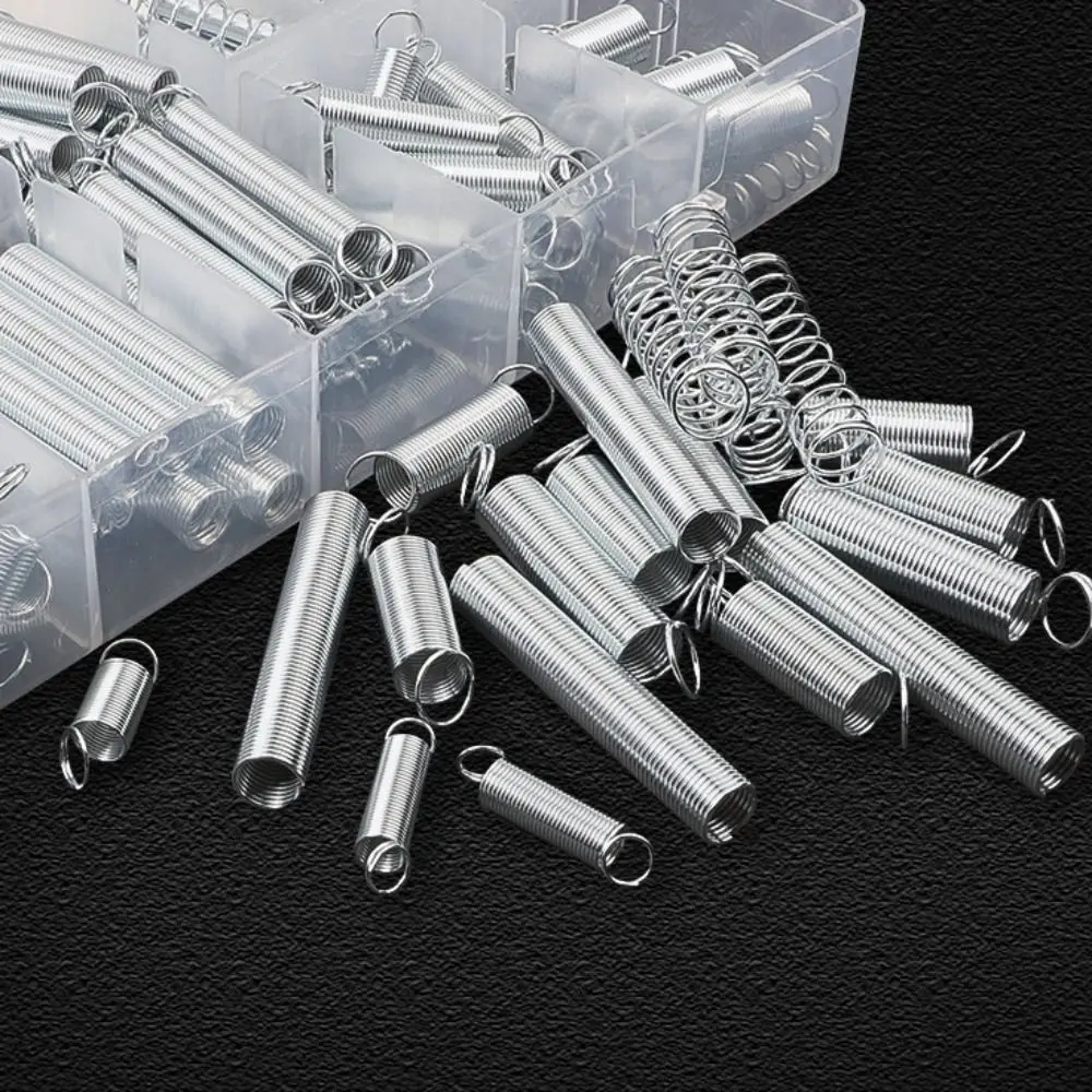 200 Pcs 20 Sizes Metal Tension Springs Replacement Kit Stainless Steel Spring Coil Compression Springs Burliness Durable