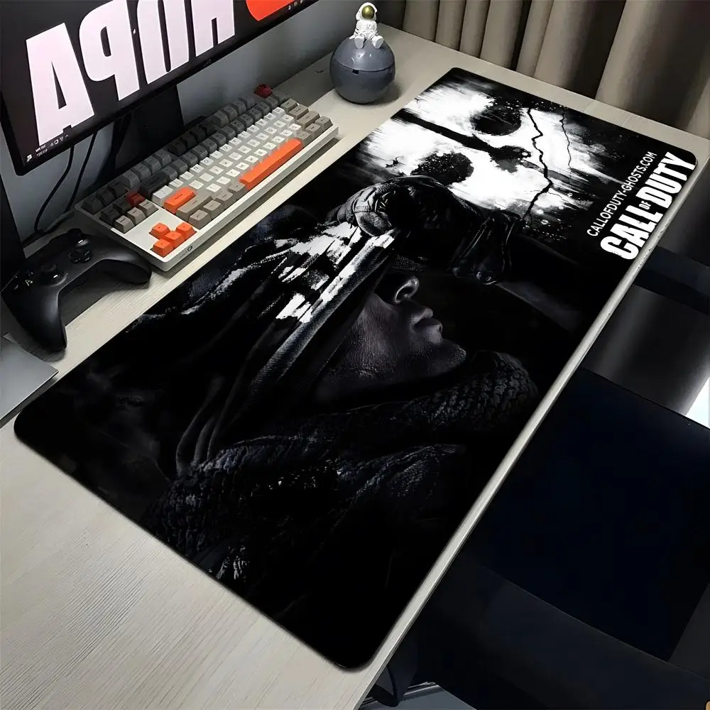 Game C-Call of D-Duty Large Gaming Gamer couple Big Mouse Mat Computer Locking Edge MousePad 90x40cm Keyboard Desk