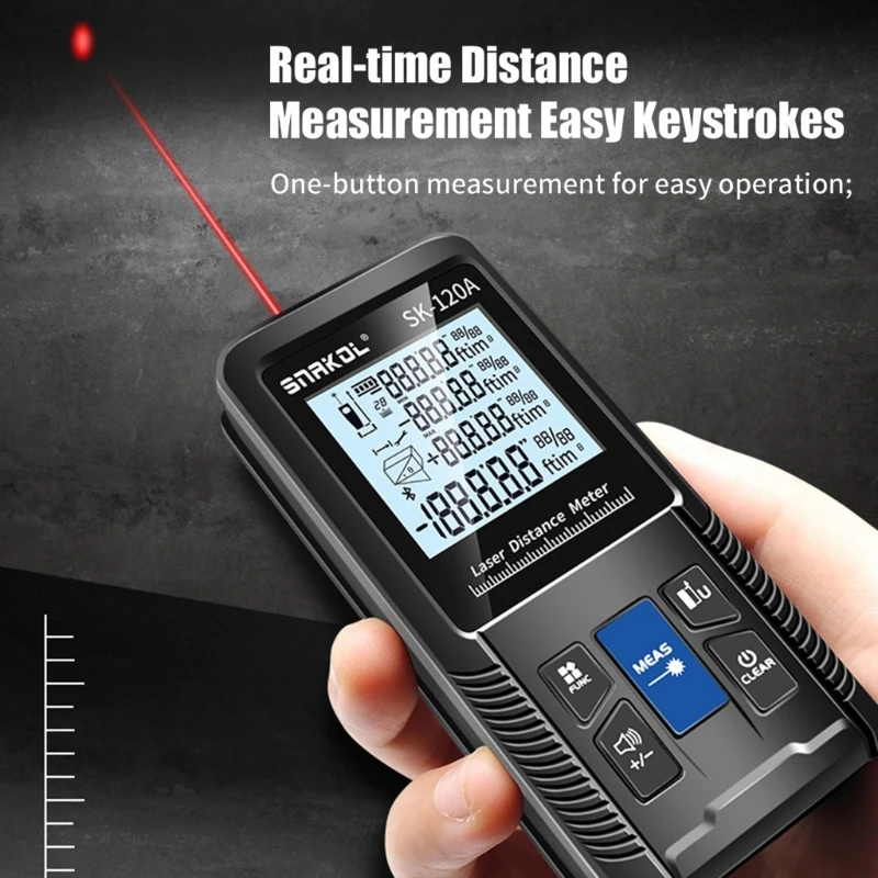 Portable Intelligent Rangefinder LasersTape Point Measure RangesFinder Handheld Measuring Distance Meter Digital Drop Shipping